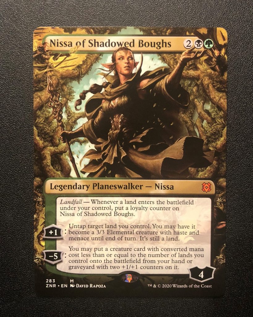 Nissa of Shadowed Boughs (Showcase) MtG Zendikar Rising Proxy King