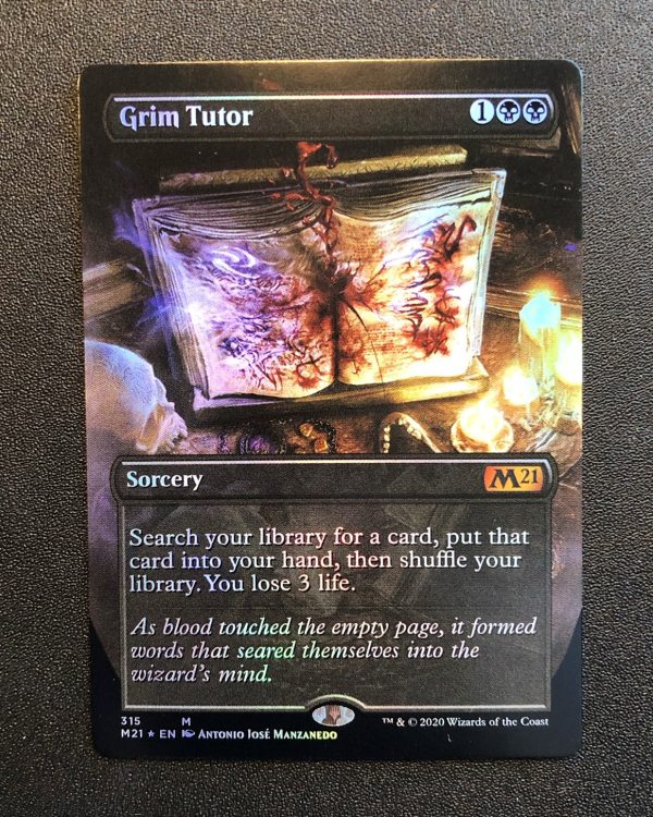 Grim Tutor (FOIL Showcase) MtG M21 Proxy King