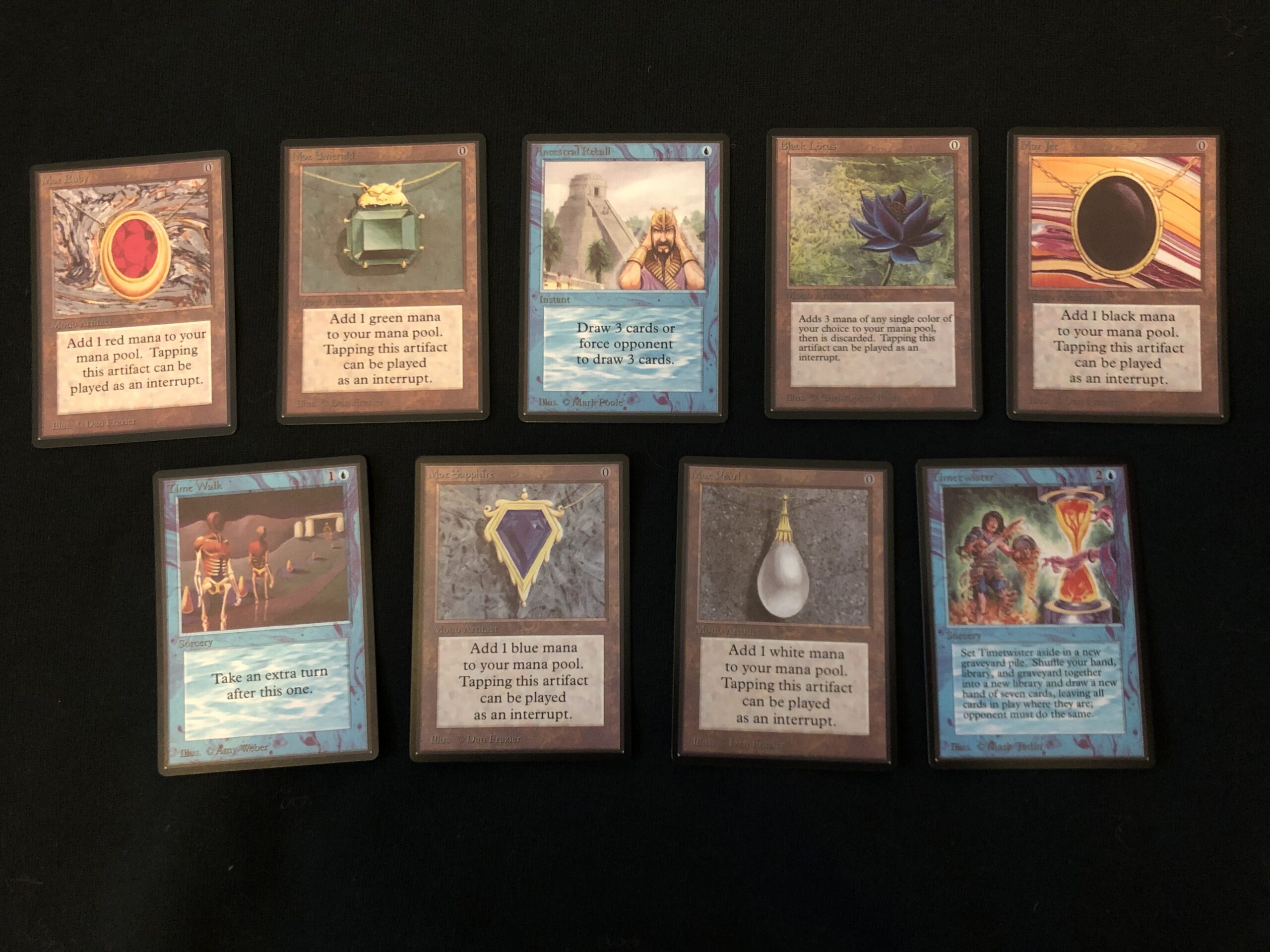 Power 9 Set MtG Beta Proxy King