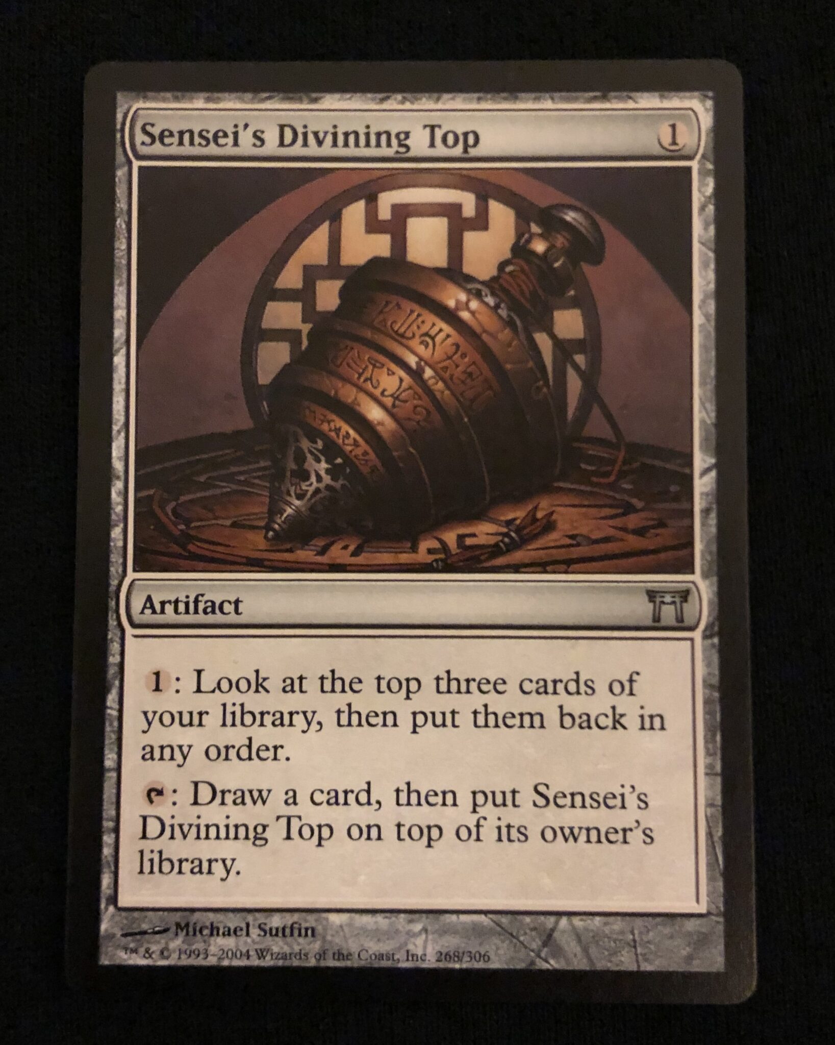 Sensei’s Divining Top MtG Champions of Kamigawa Proxy King