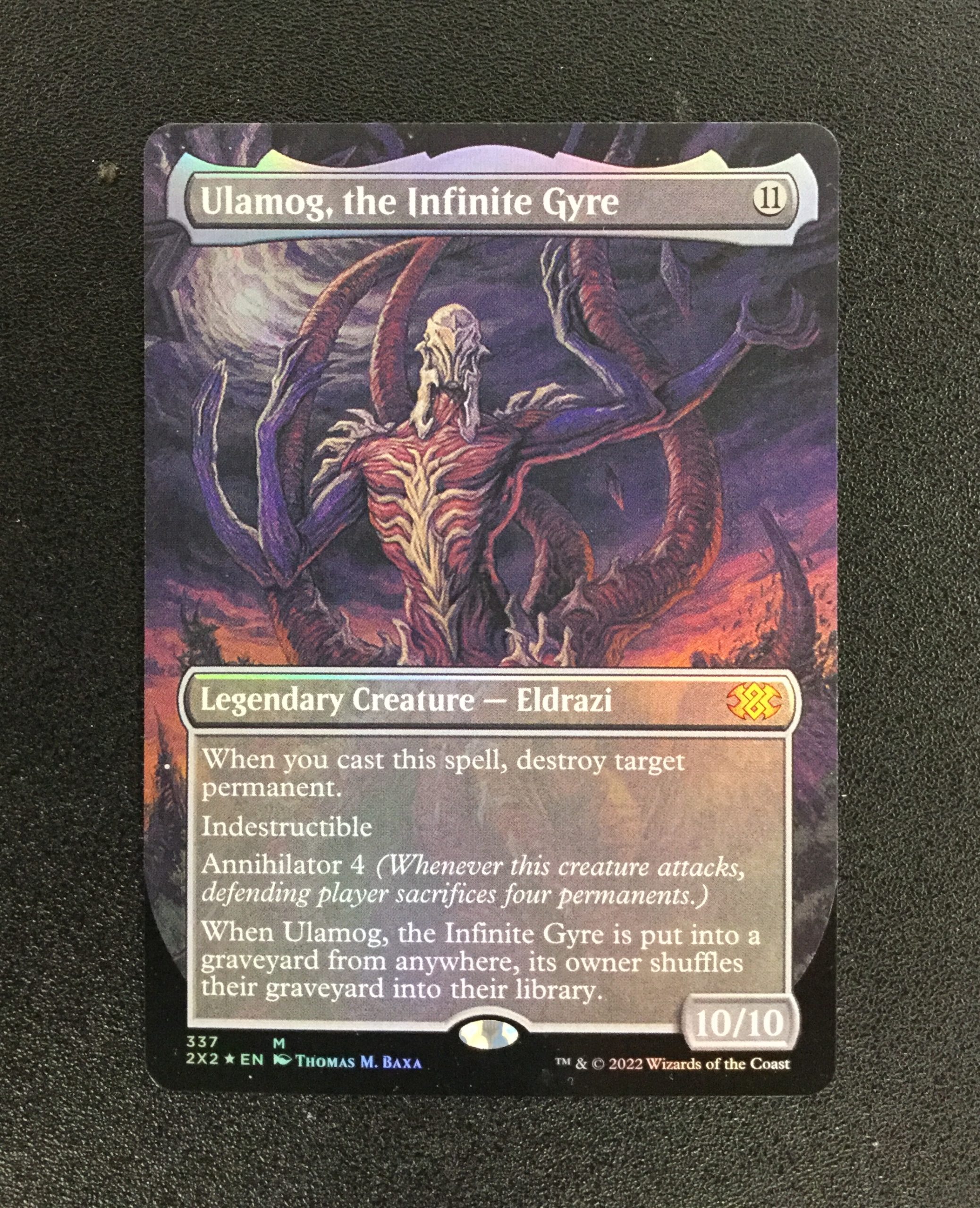Ulamog The Infinite Gyre Ultimate Masters Uma Foil
