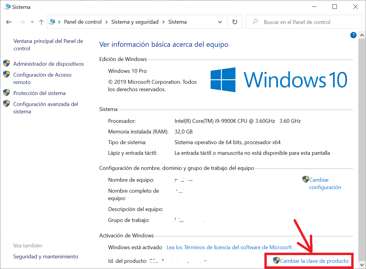 Solución al error en la activación de licencia slui.exe hr 0xC004F074