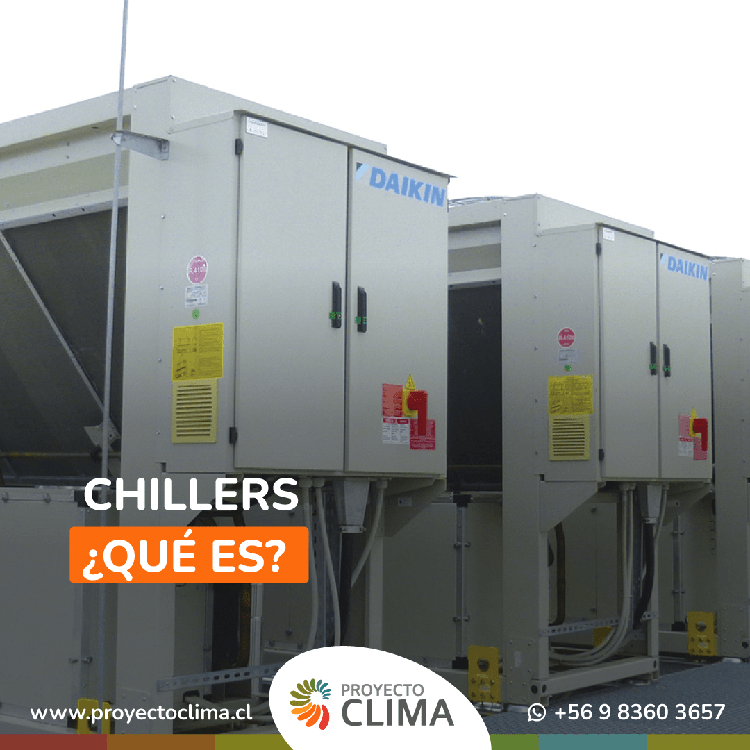 Son equipos de climatización utilizados principalmente en grandes