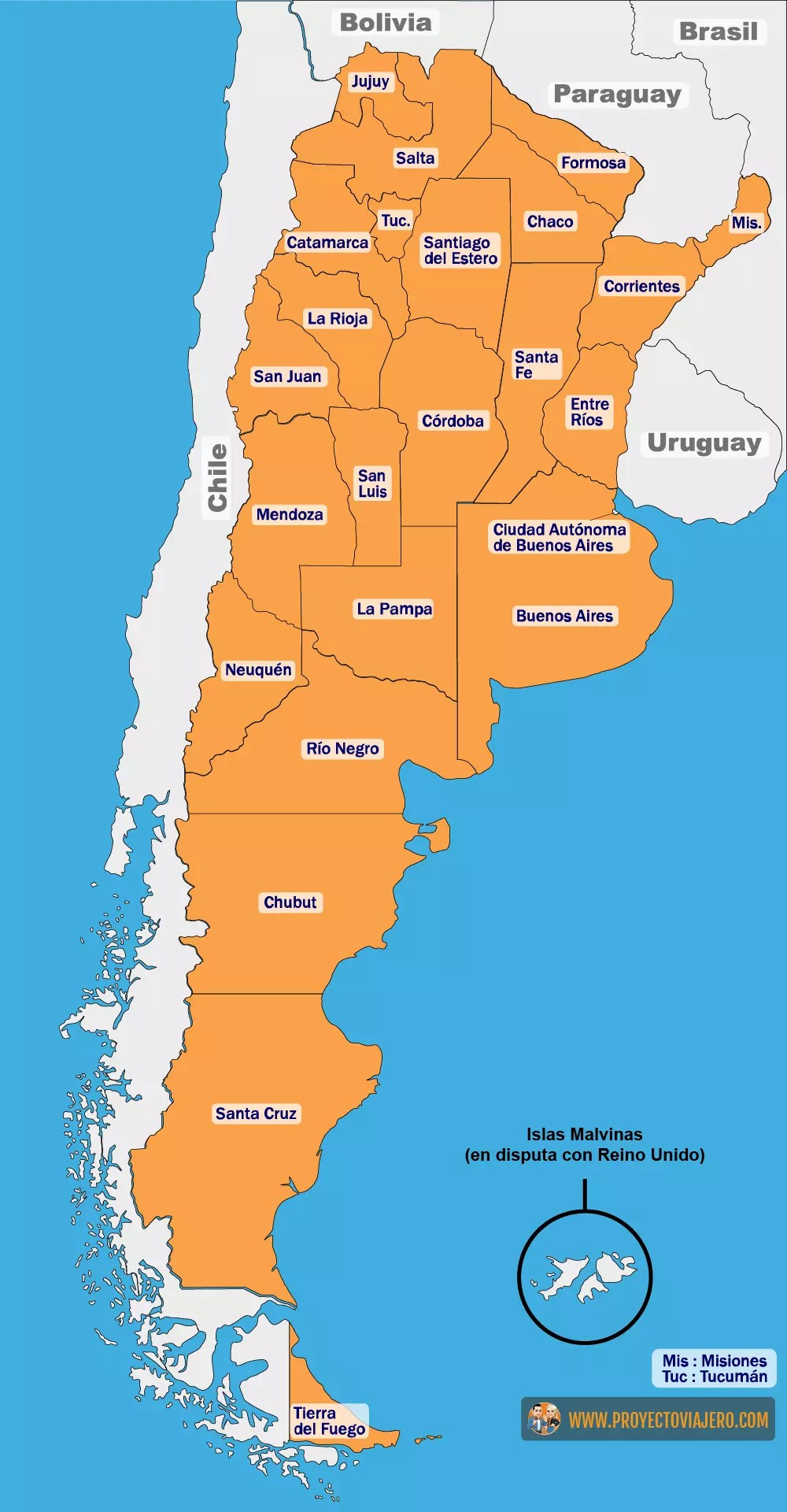 Provincias De Argentina Cuntas Hay Mapa Y Banderas