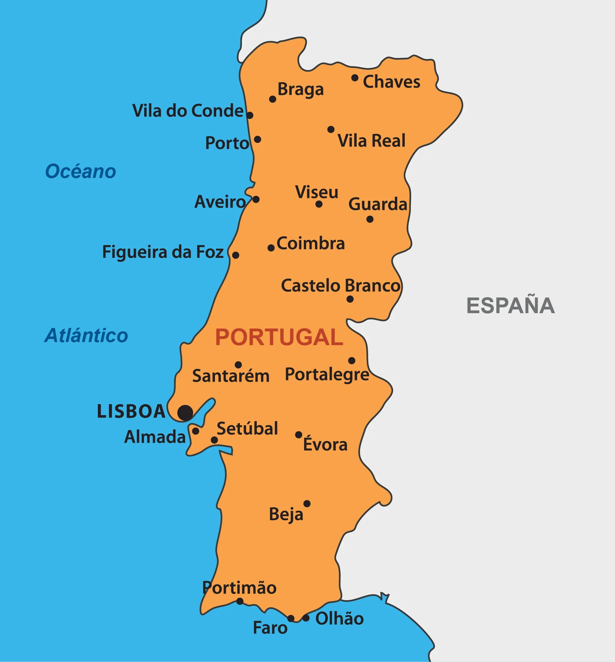 Mapas De Portugal