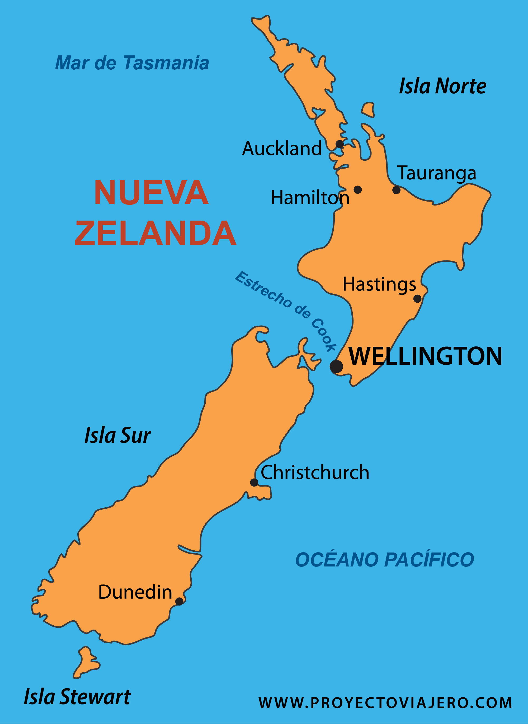 Mapas De Nueva Zelanda