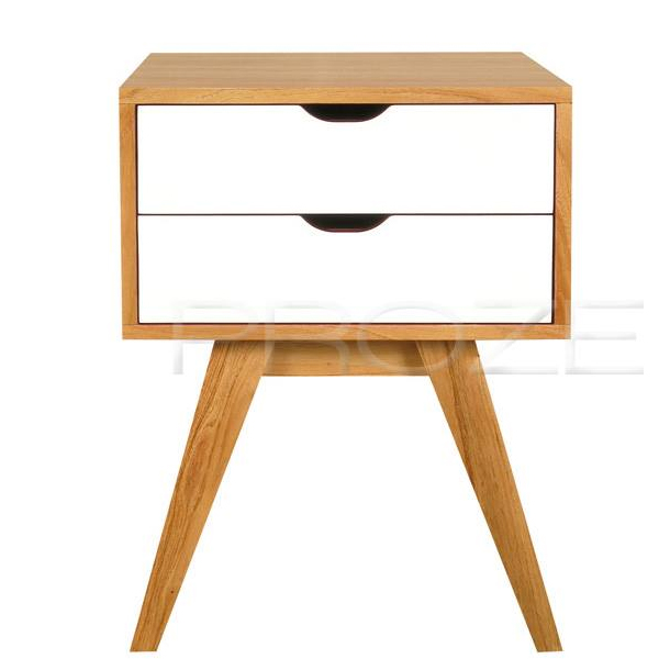 Mesa De Luz Nordica 2 Cajones | Proze