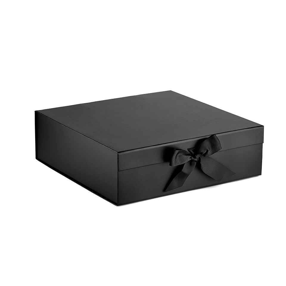 Large Square Ribbon Box Sample PR Packaging