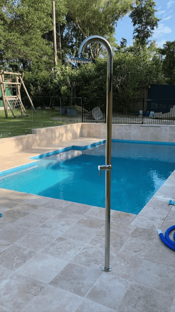 Outdoor Shower Installation Northern Beaches PR Plumbing