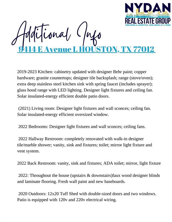9414 E Avenue L, HOUSTON, TX 77012