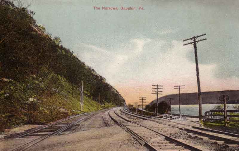 New England Chapter, PRRT&HS Dauphin, Pa. Postcard