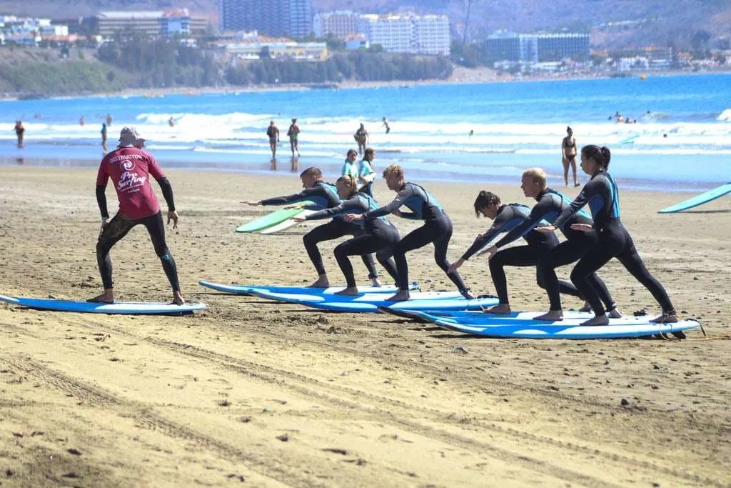 Surf group one day ProSurfing Gran Canaria