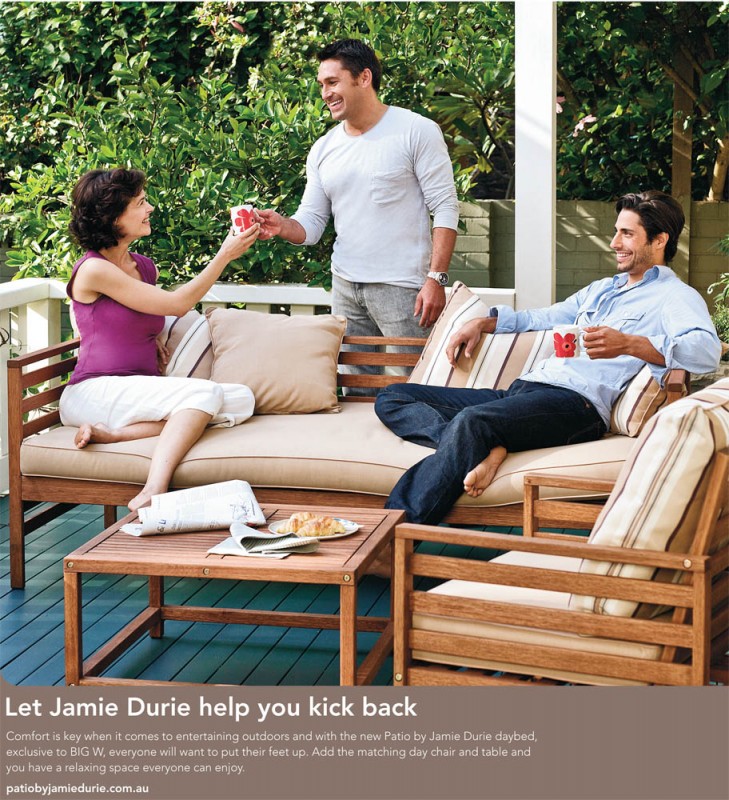 Big W Outdoor Furniture Jamie Durie Patio Furniture