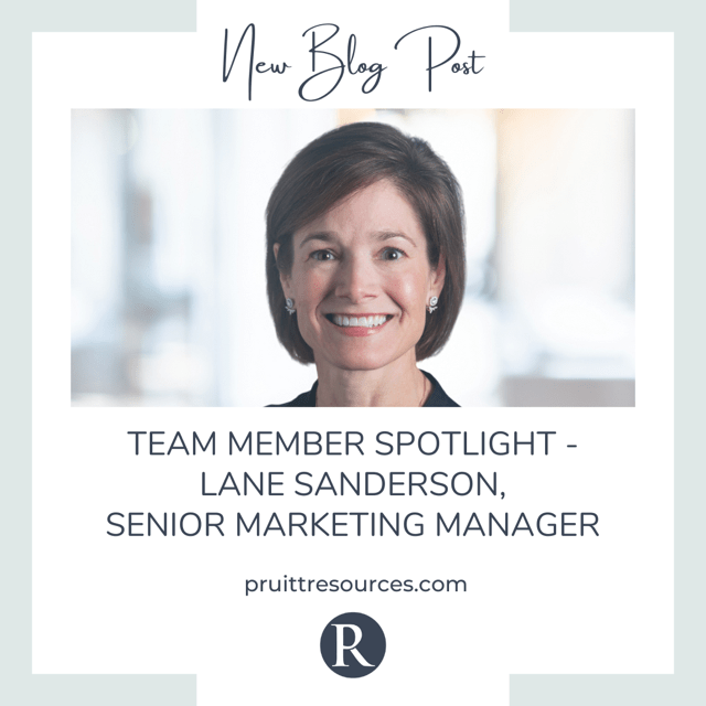 TEAM MEMBER SPOTLIGHT LANE SANDERSON, SENIOR MARKETING MANAGER