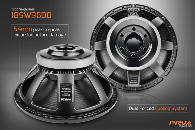 New Product Release 18SW3600 PRV Audio