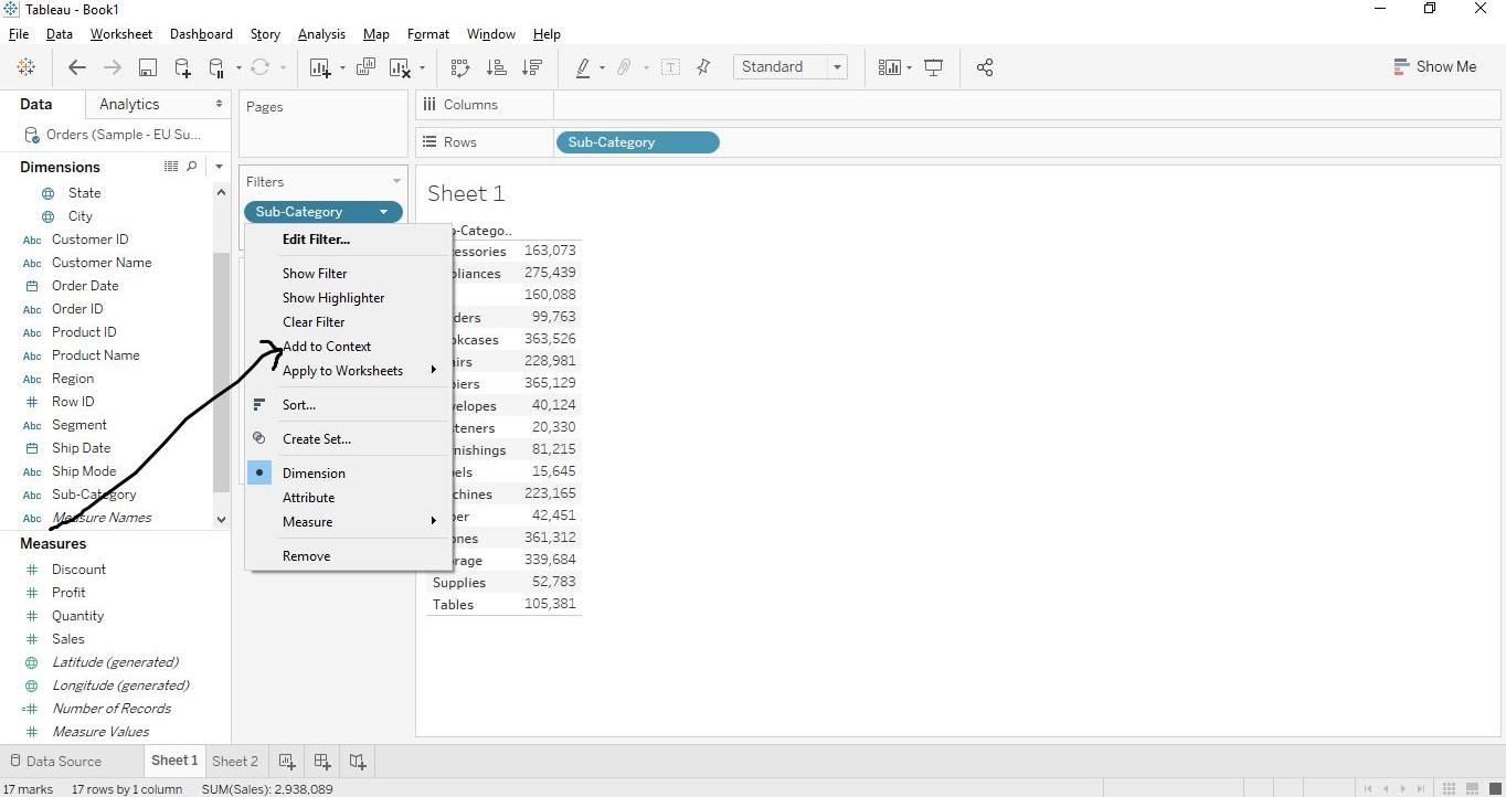 Tableau Filters Tutorial Prwatech