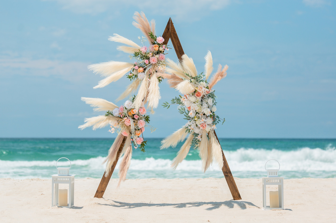Panama City Beach Boho Wedding Destin Weddings in Florida