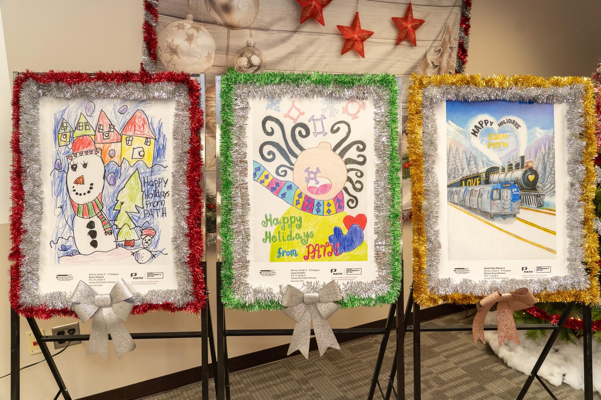 PATH Train Poster Contest Alfred Zampella School, PS 27