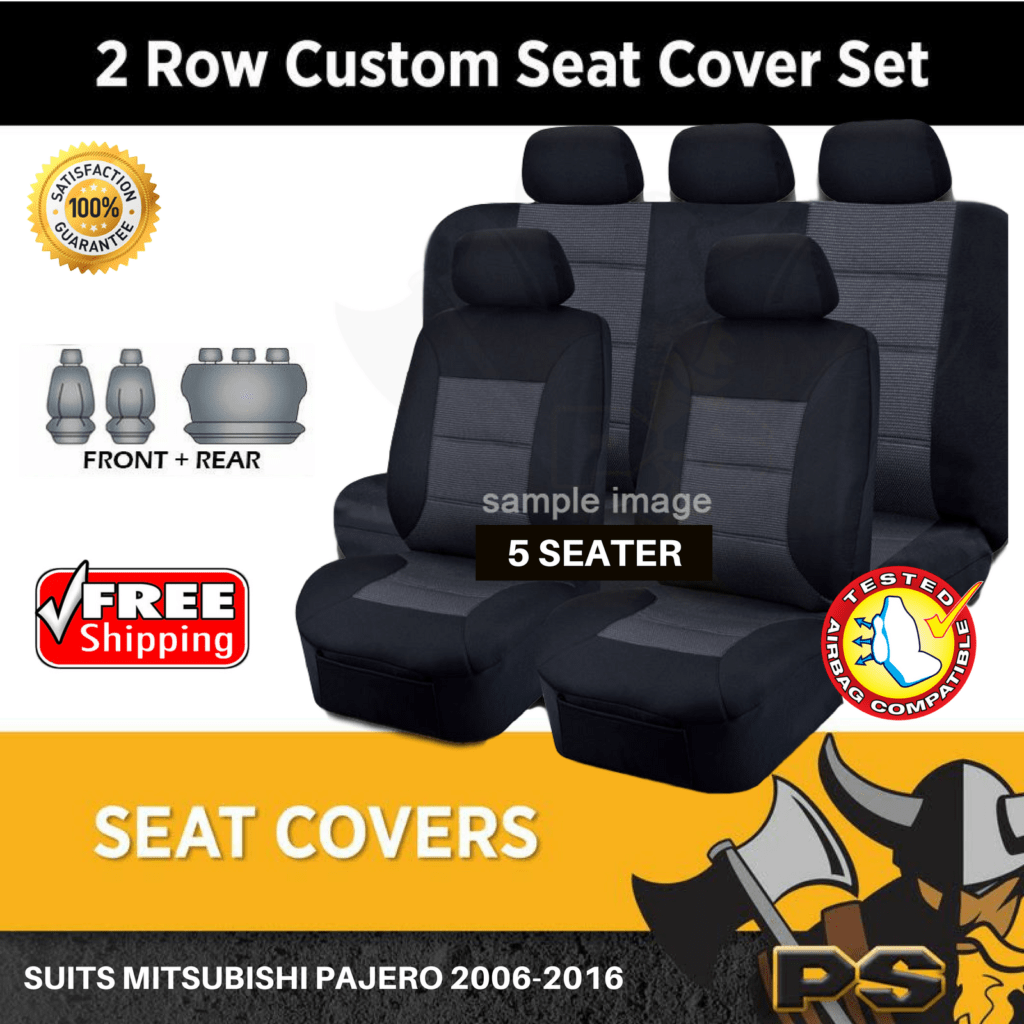 Tailor Made Seat Covers to suit a Mitsubishi Pajero 20062016 NS NT NW