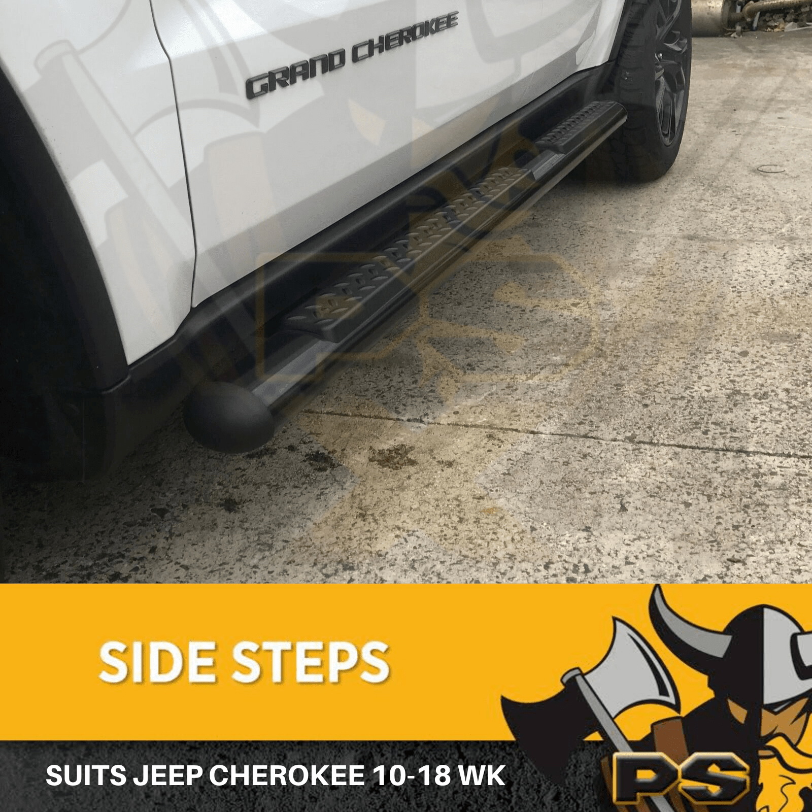 Ps4x4 4 INCH Side Steps suitable for Jeep Grand Cherokee 20102018