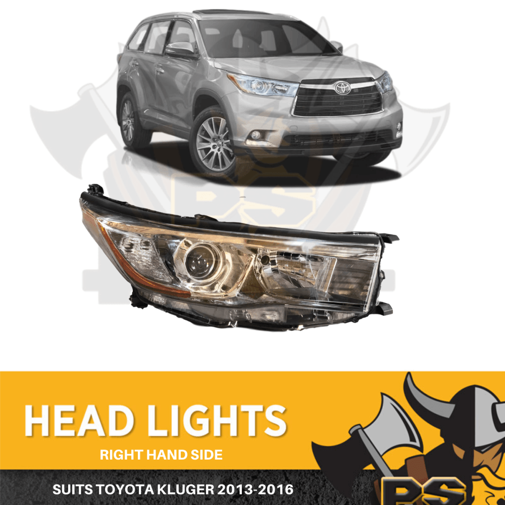 Right hand Light Headlights to suit Toyota Kluger 20132016 Head Lights