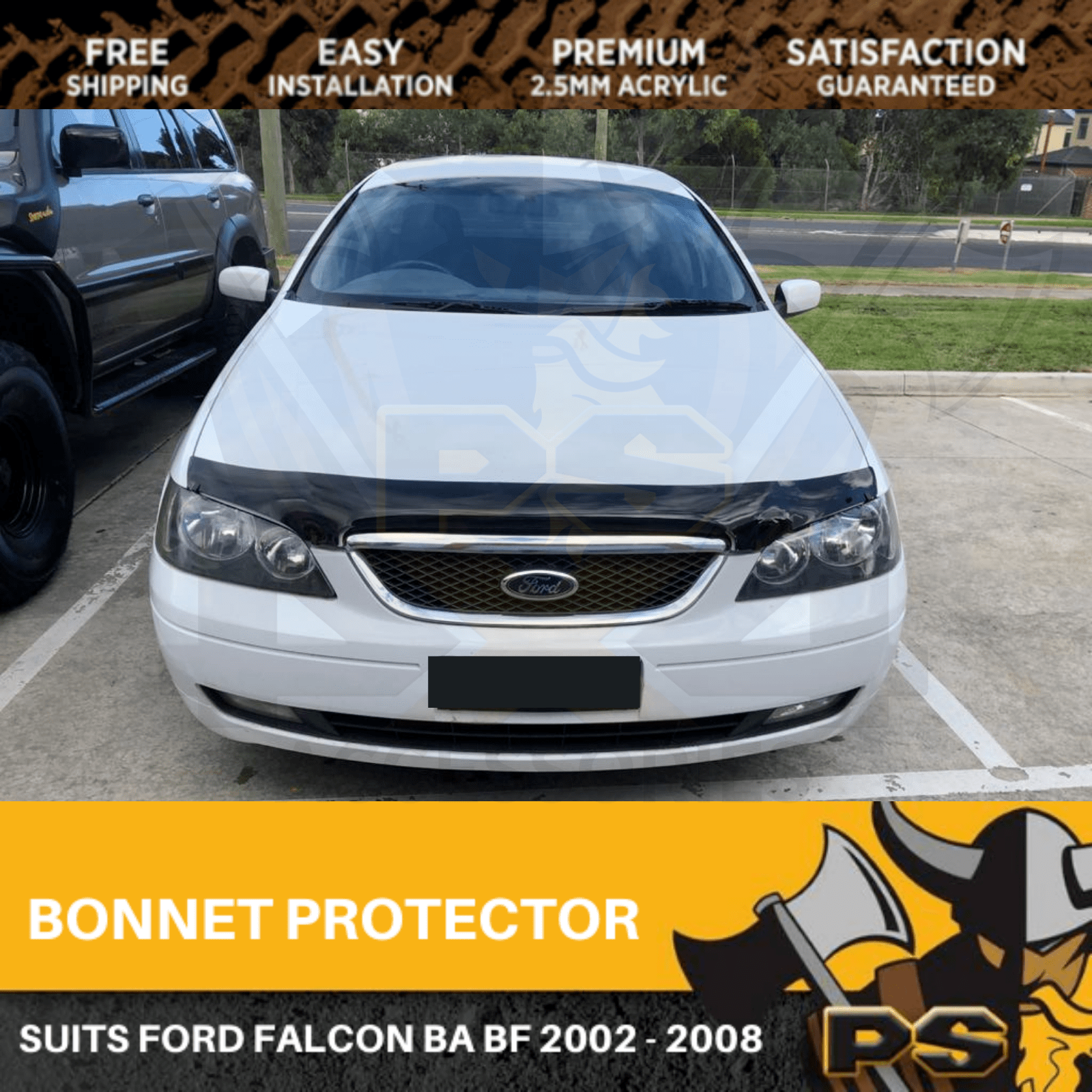 Protector for Ford BA BF Tinted Guard XT XR6 XR6 FAIRMONT FAIRLANE PS4X4