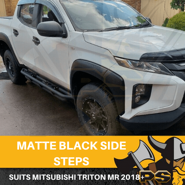 Heavy Duty Side Steps Mitsubishi Triton MQ MR 2015 2022 Dual Cab