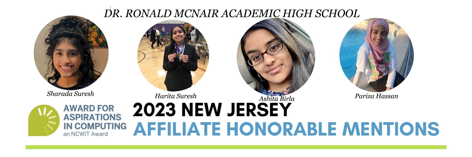 McNair School Students win National NCWIT Award Jotham W. Wakeman School, PS 6