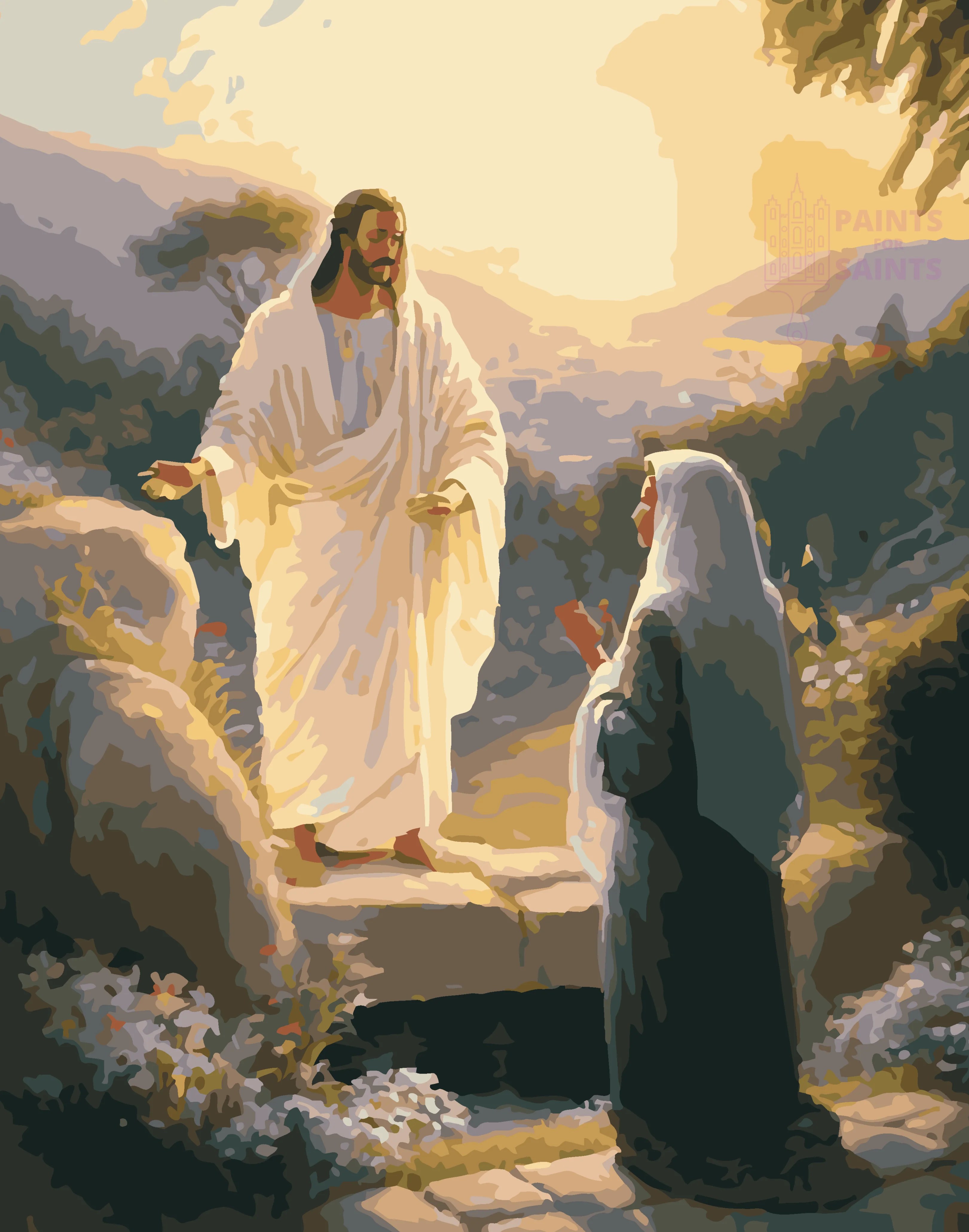 Jesus and Mary Magdalene Psaints