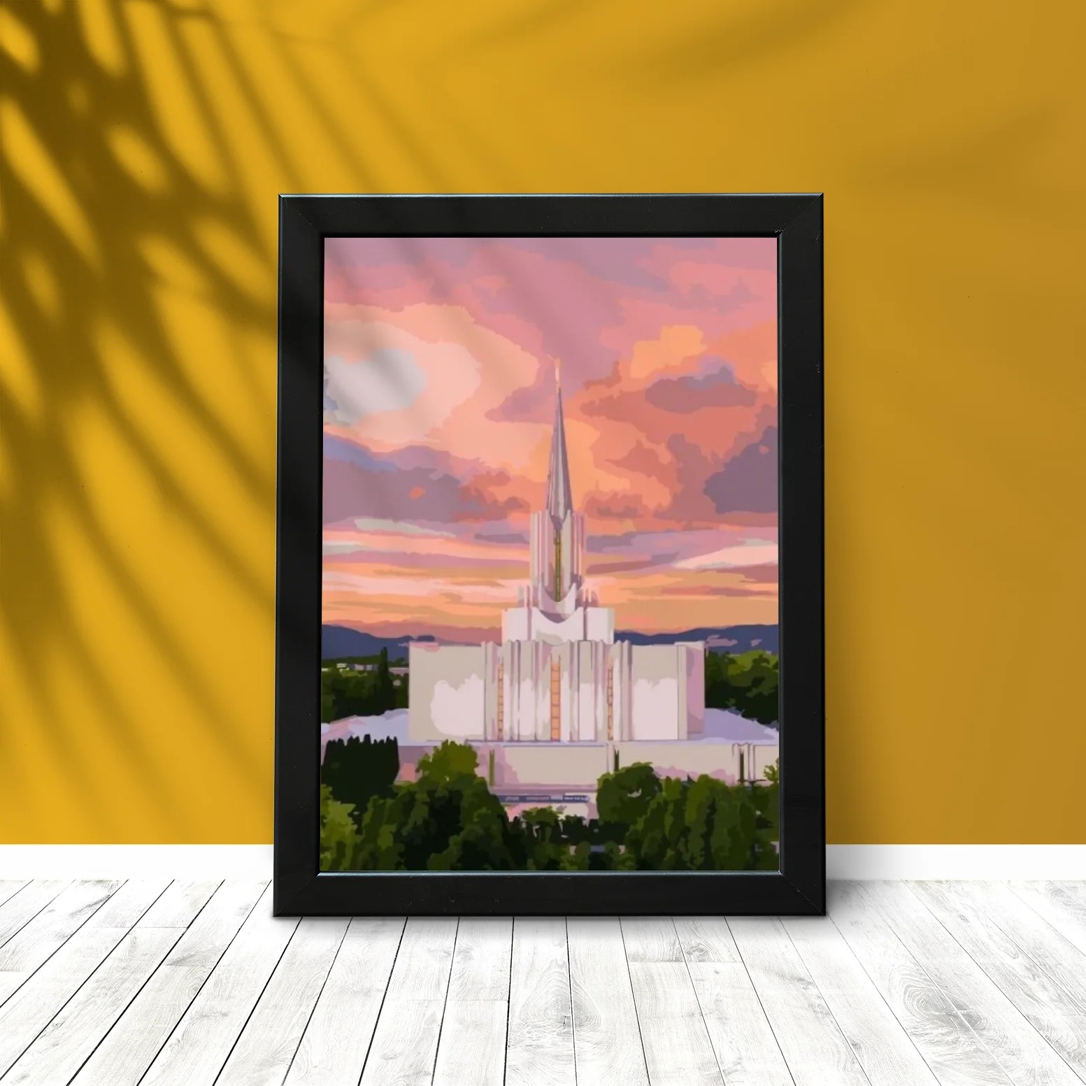 Jordan River Temple Paint By Numbers Kit Psaints
