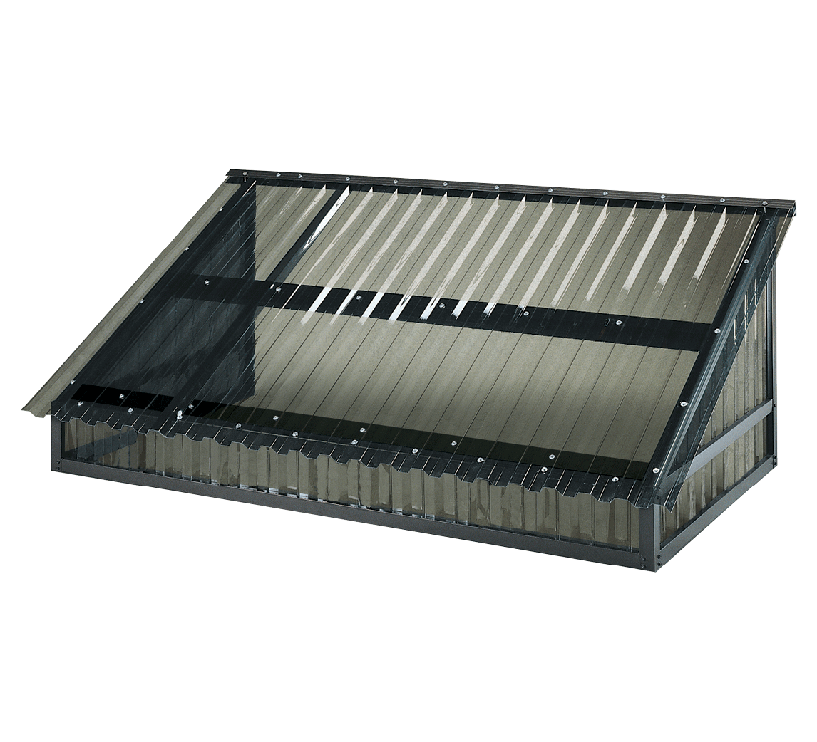 Auvent en polycarbonate PS Aluminium