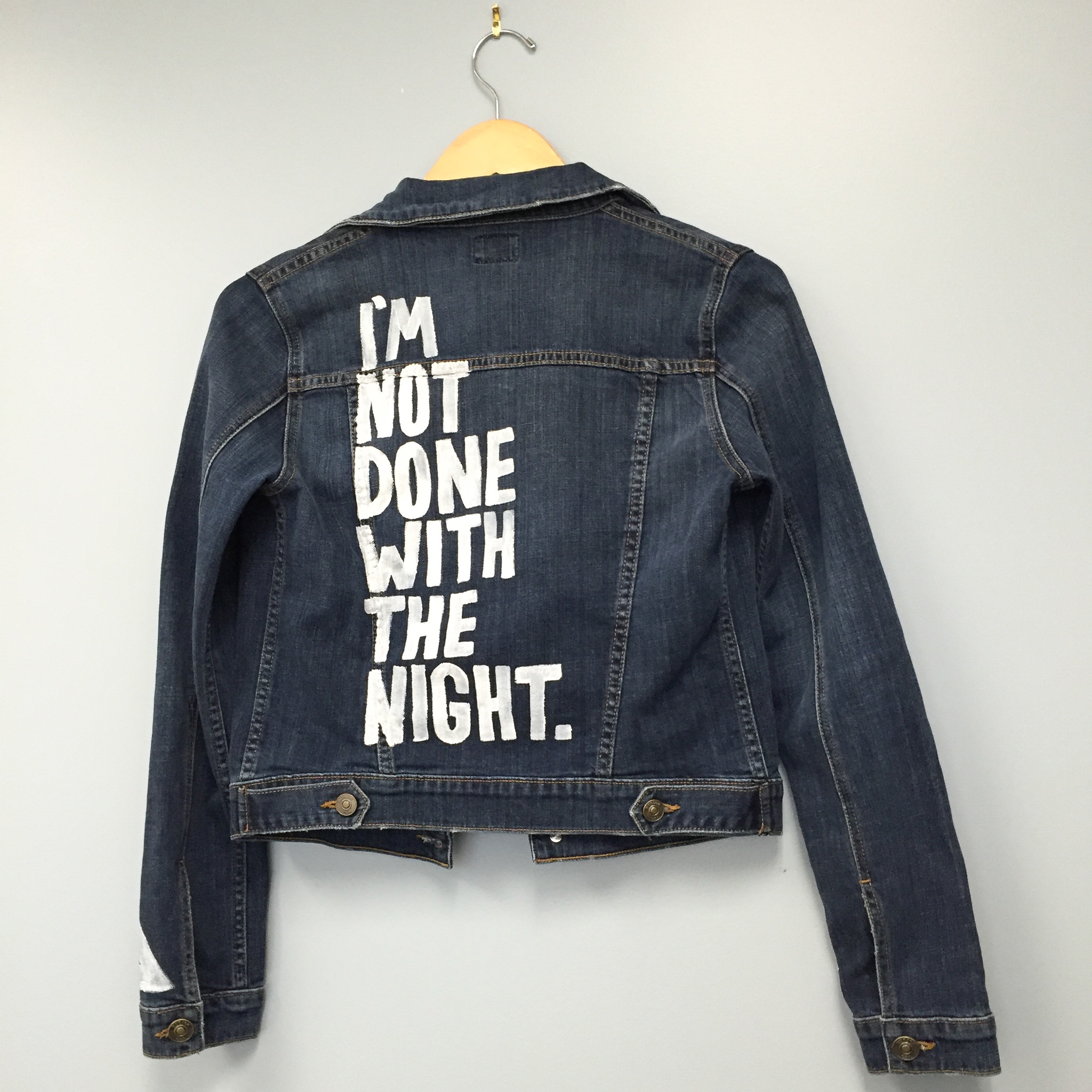 Tonia Calderon x P.S. ARTS Custom Hudson Denim Jacket 3 &ldquo;I&rsquo;m Not 