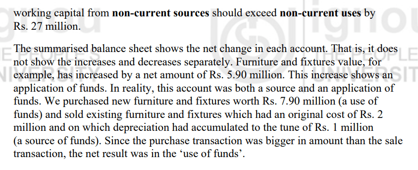 Fund Flow Statement - PSB Training Academy