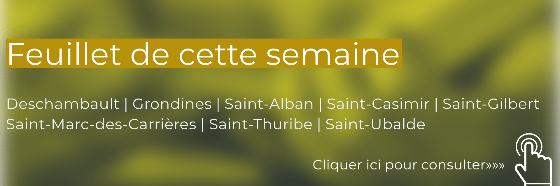 Le feuillet paroissial