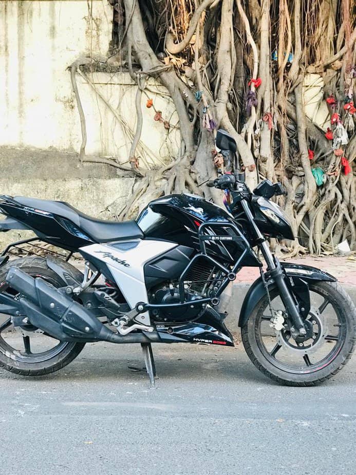 TVS APACHE RTR 160200 CRASH GUARD (without Kick) PS