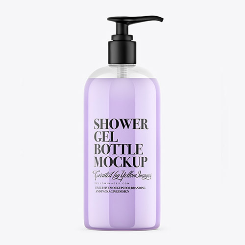 Shower Gel Bottle with Pump Mockup 54708 Mockups Free PSD Templates