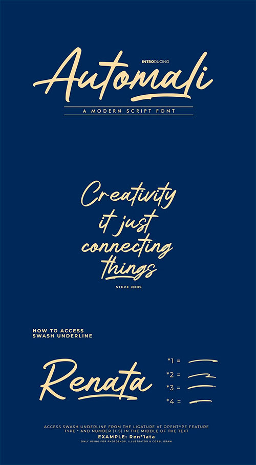 Automali Font 96199777 Fonts Free PSD Templates