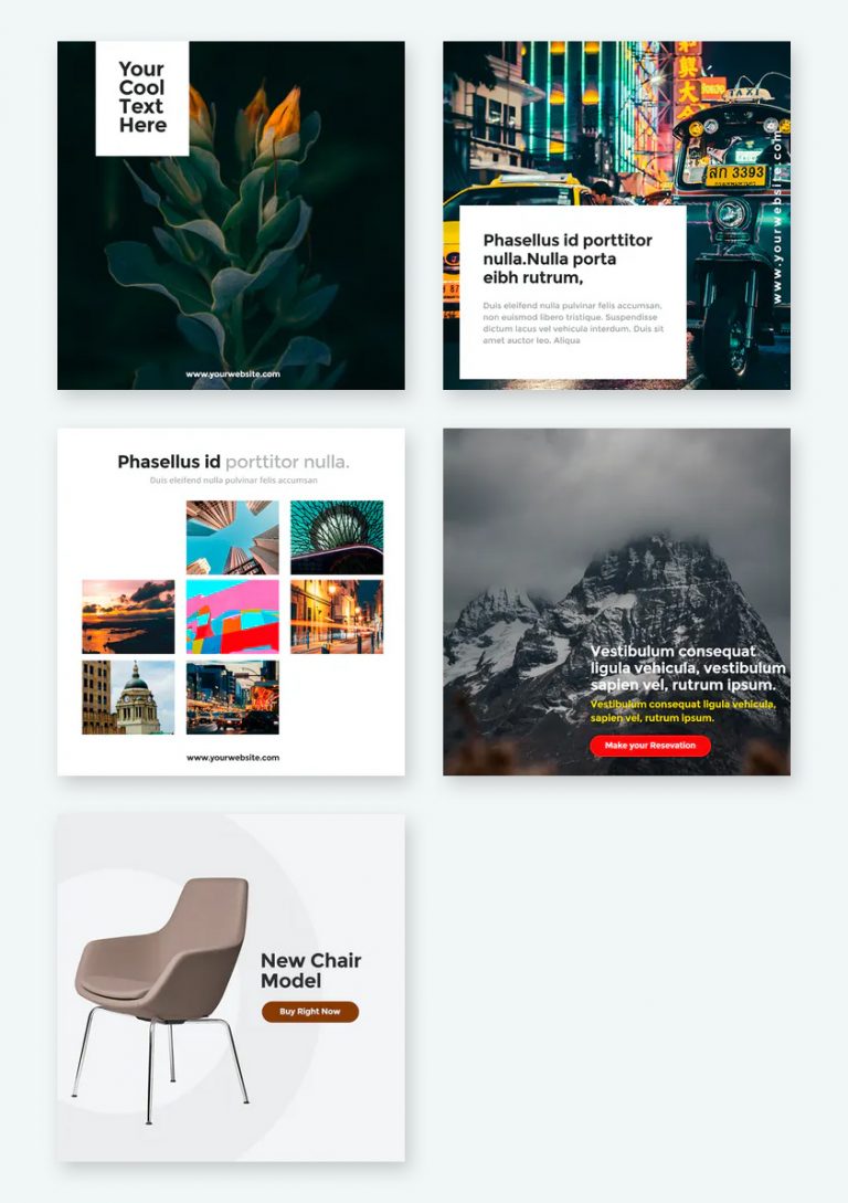 50 Best Creative Social Media Post Templates PSD • PSD design