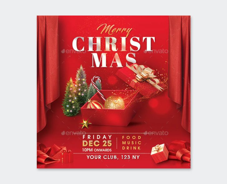 Free Christmas Flyer Templates (PSD) Page 2 Elegantflyer