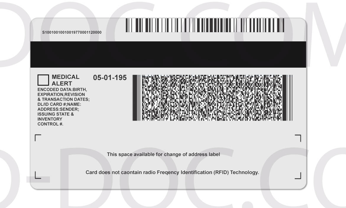 USA Michigan Driver License front back sides PSD Store