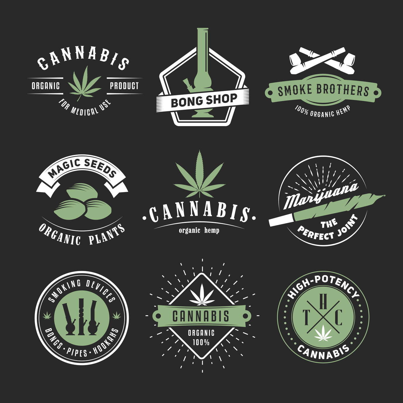 Why Dispensaries Need More Creative Marijuana Logos PSD Learning