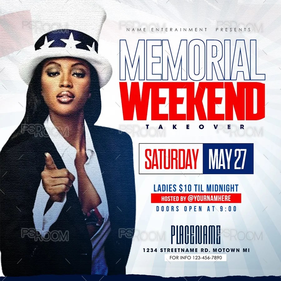 Memorial Weekend Flyer