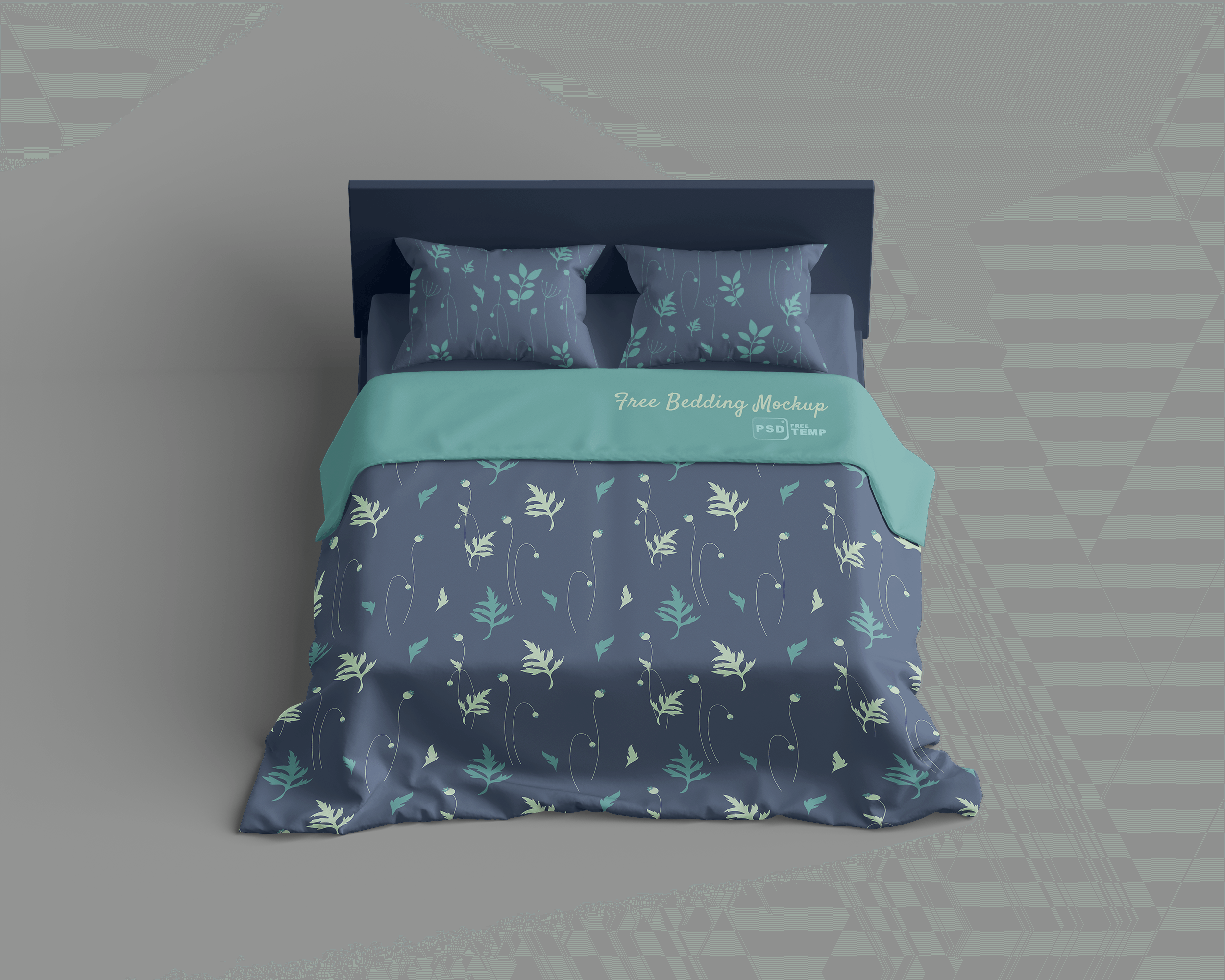 Bedding mockup free PSD template PSD Templates Free