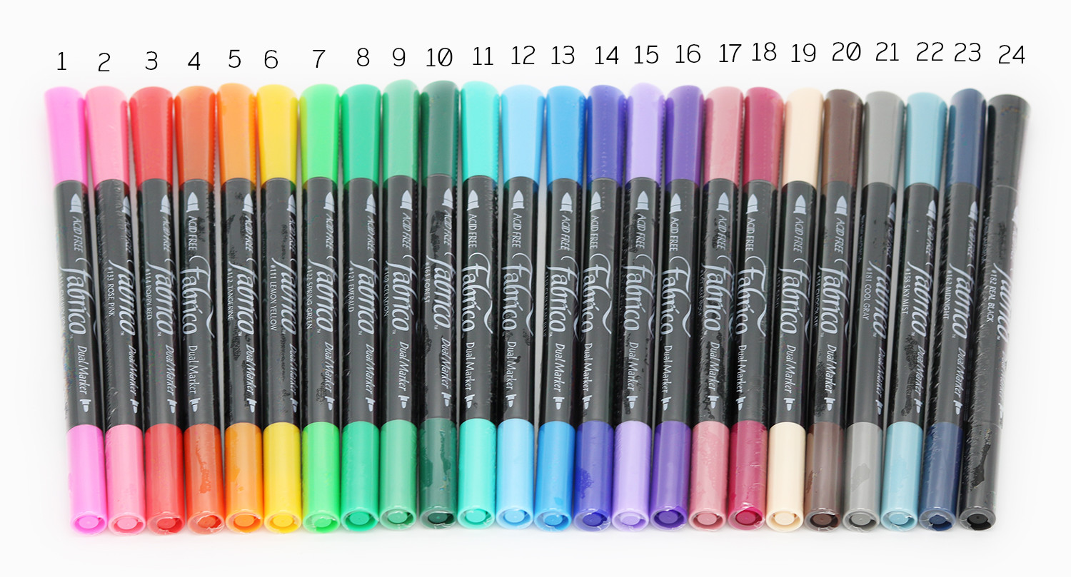 Fabrico DualTip Fabric Markers for Pen Spinning