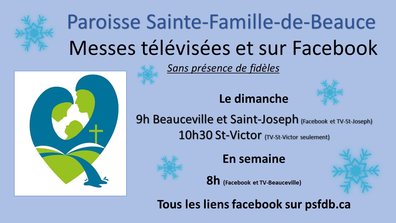 Feuillets paroissiaux Paroisse SainteFamilledeBeauce