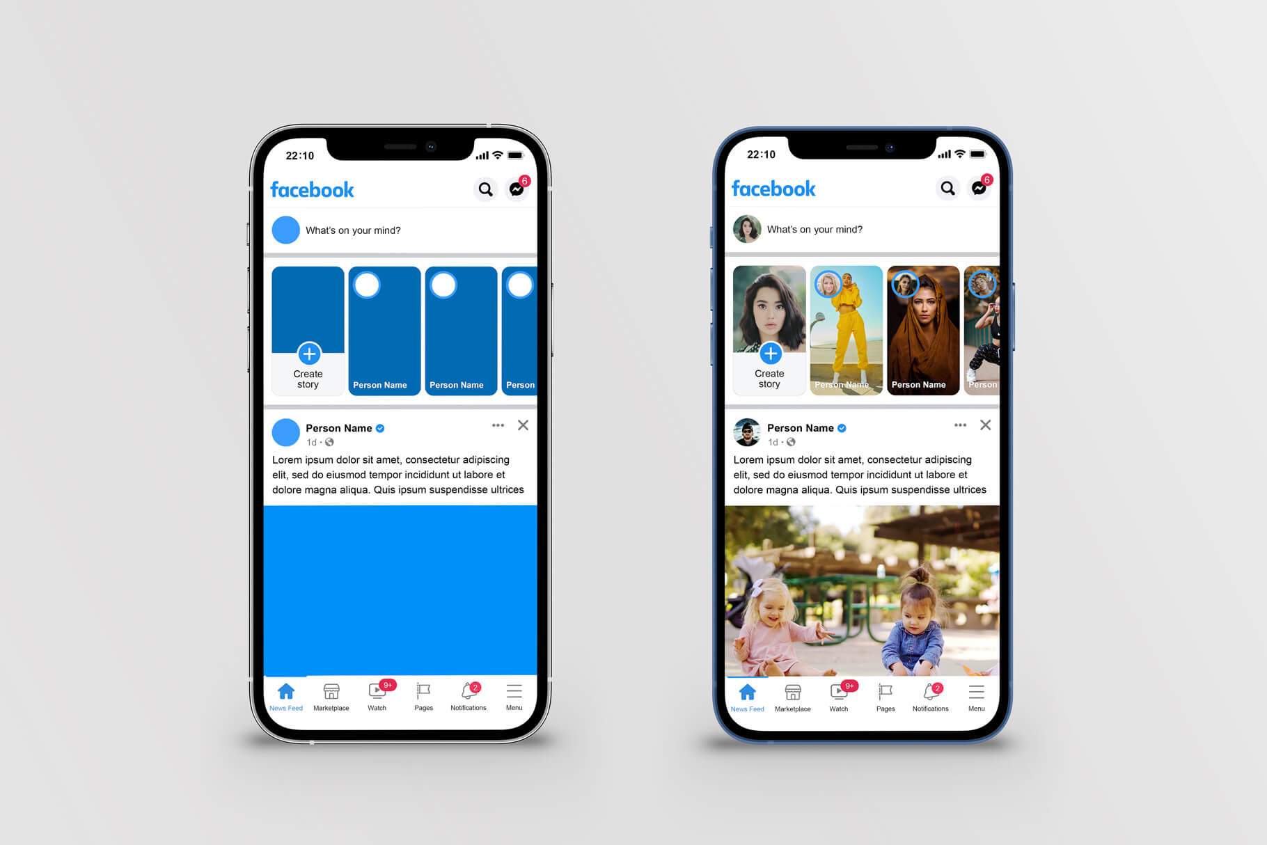 Complete Facebook App Mockups Free PSD PsFiles