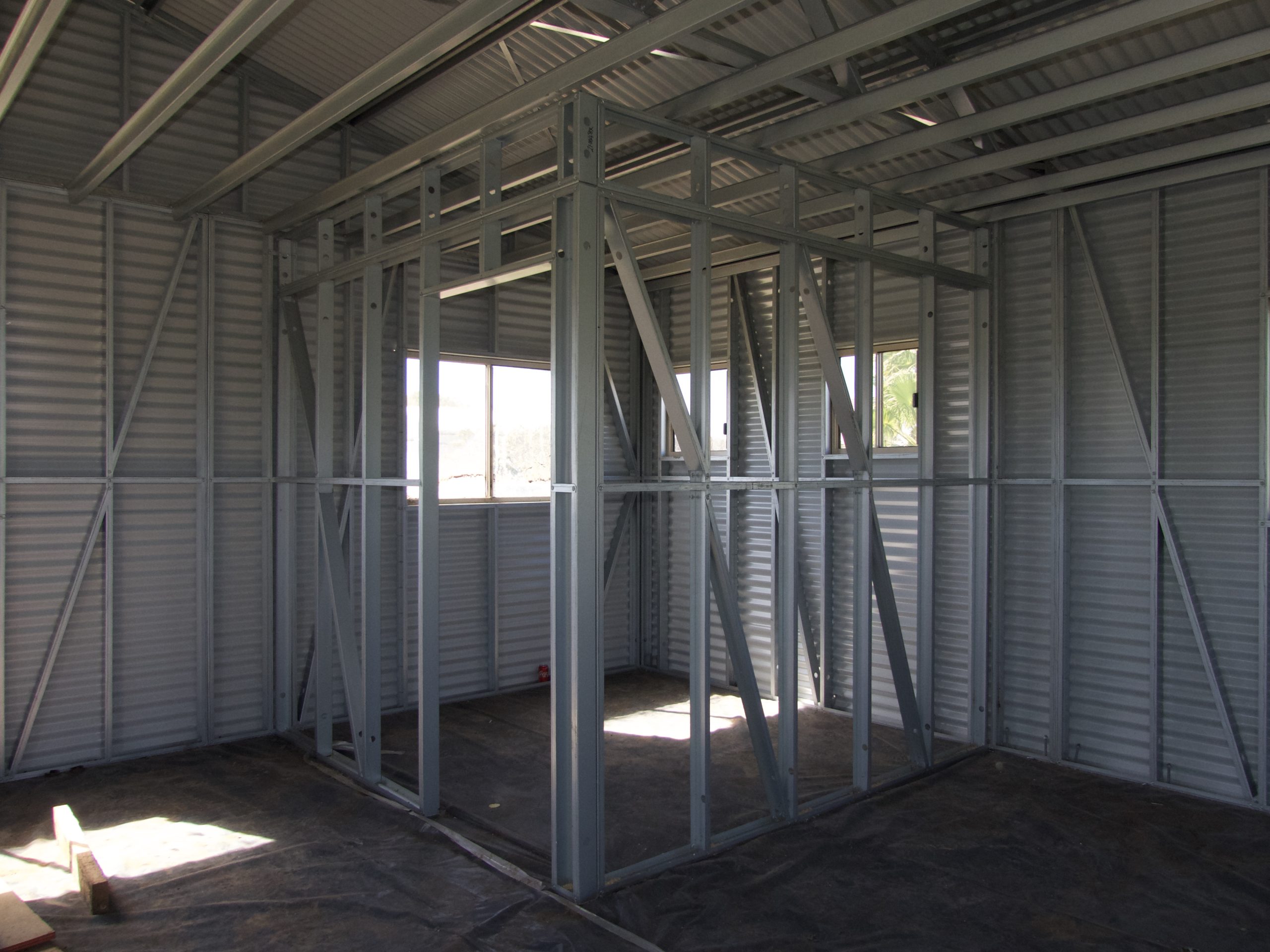 Steel Stud Wall Frame Pricing Sheds For Sale Garages Farm Carports