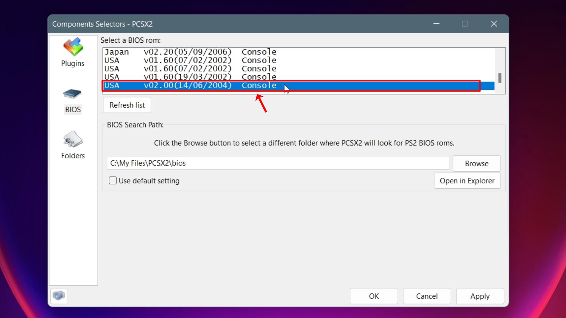PS2 BIOS Download PCSX2 BIOS Setup