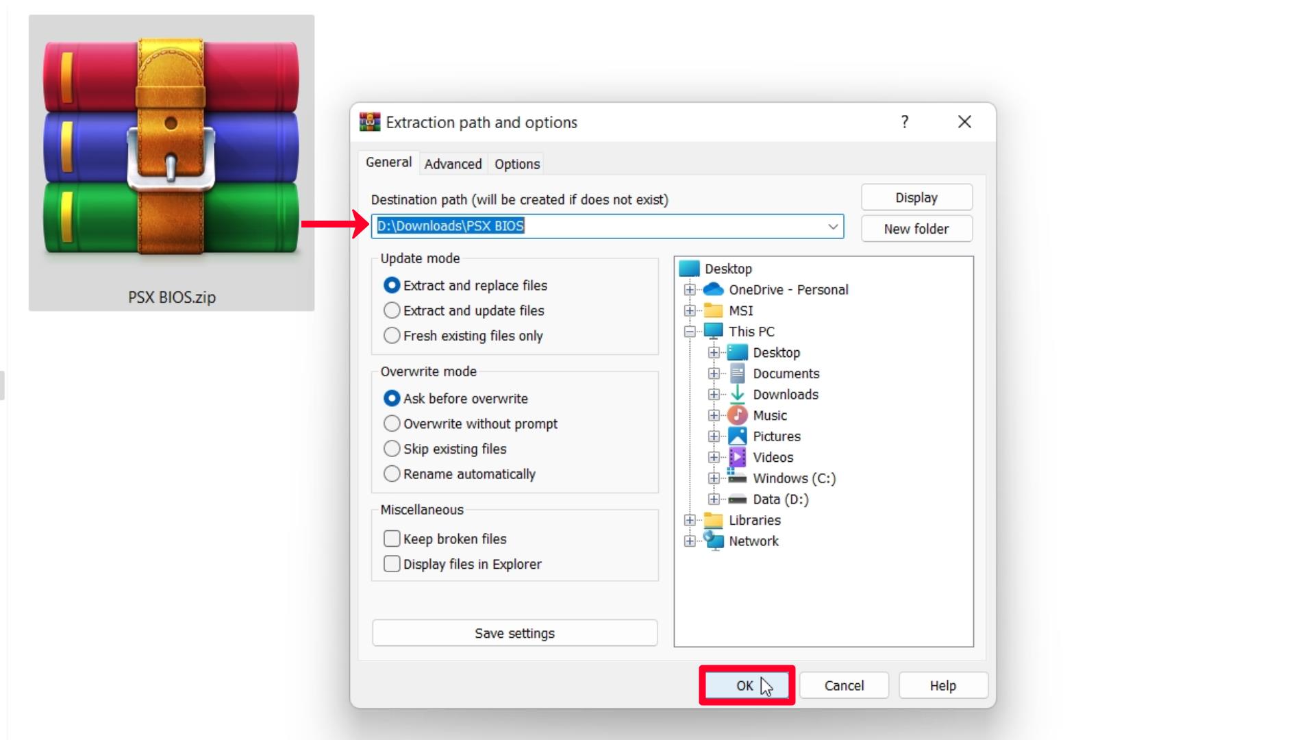 PSX BIOS/PS1 BIOS (scph1001.bin) Download ePSXe BIOS Setup