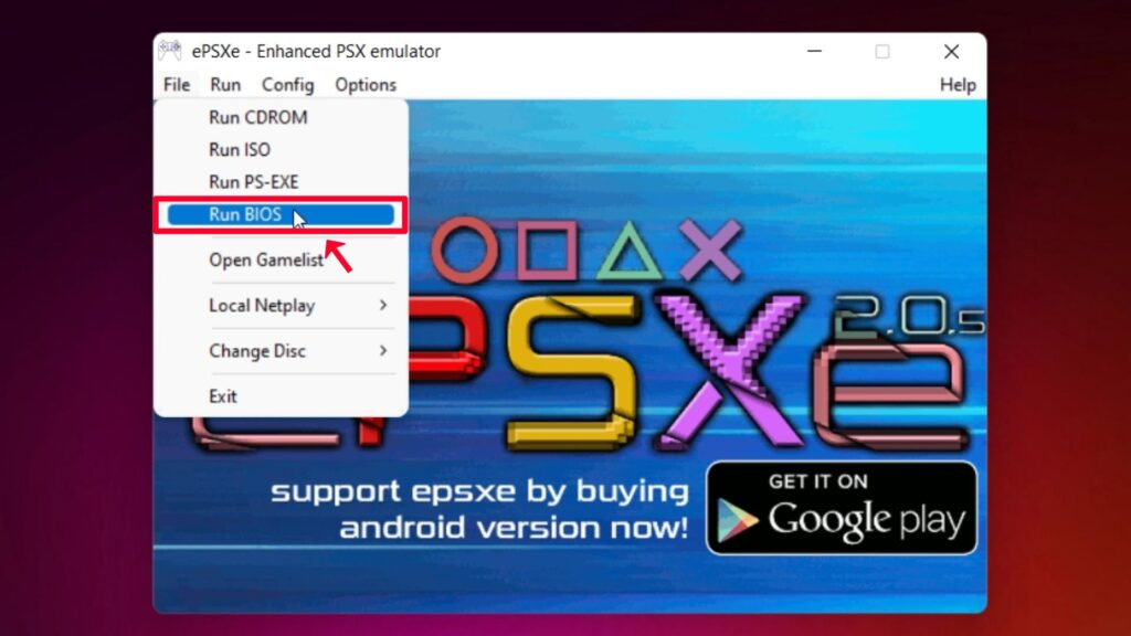 PSX BIOS/PS1 BIOS (scph1001.bin) Download ePSXe BIOS Setup